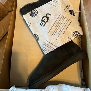 UGG Classic Black Sheepskin Boots